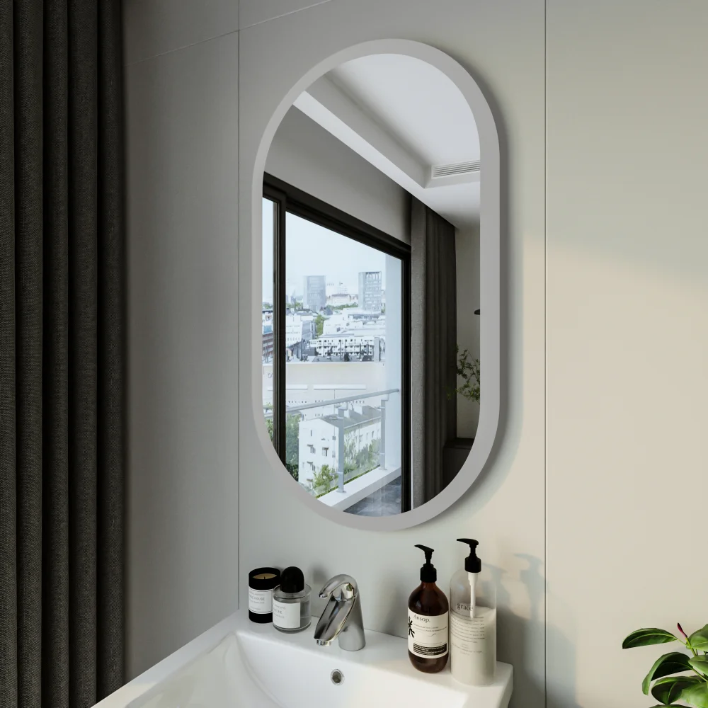 Зеркало Бриклаер Вега 55 с подсветкой. овальное от магазина ЛесКонПром.ру