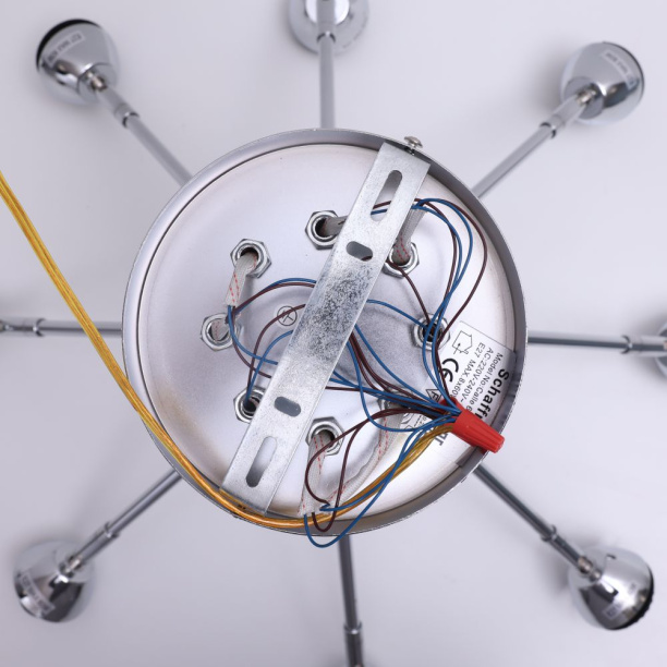 Люстра потолочная Schaffner Чалле 8х60 Вт Е27 от магазина ЛесКонПром.ру