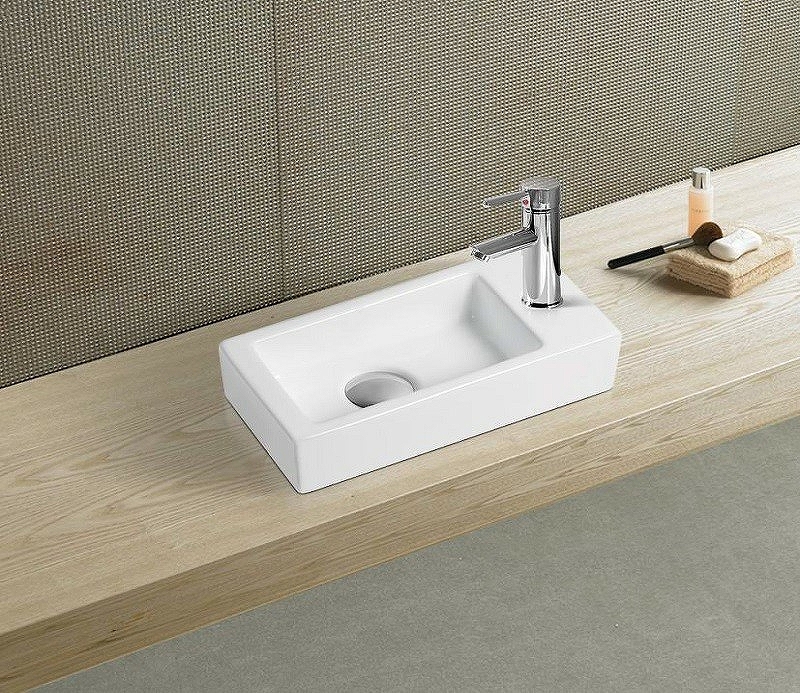 Раковина CeramaLux 36 9272L Белая от магазина ЛесКонПром.ру