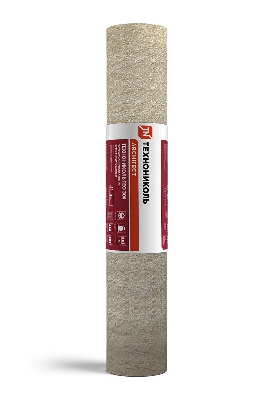 Геотекстиль ТЕХНОНИКОЛЬ ГЕО 300 от магазина ЛесКонПром.ру