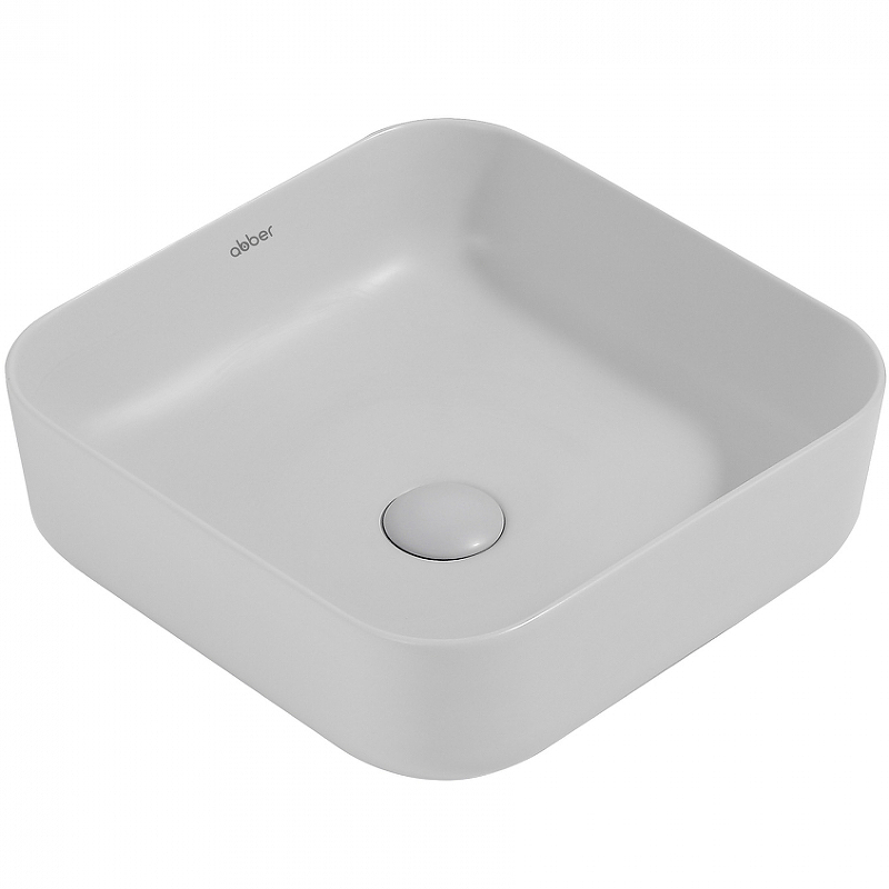 Раковина-чаша Abber Rechteck 39 AC2211MLG Светло-серая матовая от магазина ЛесКонПром.ру