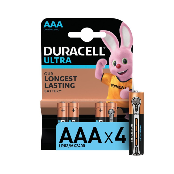 Батарейка Duracell Ultra LR3(ААА) 4 шт от магазина ЛесКонПром.ру
