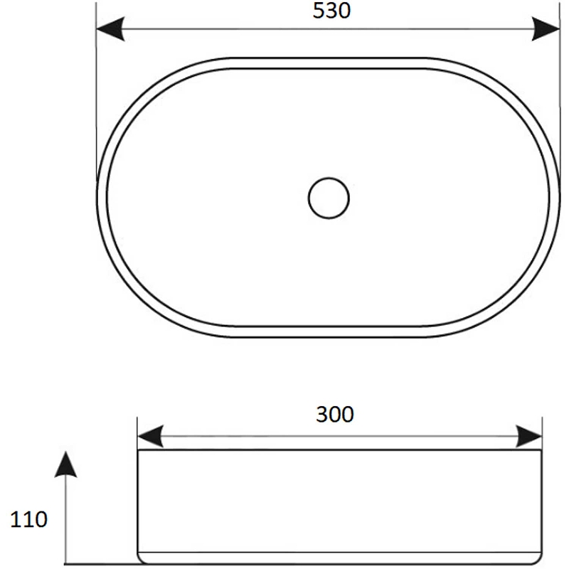Раковина-чаша Mira 53 MR-5330 Белая от магазина ЛесКонПром.ру