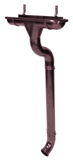 Соединитель жёлоба Aquasystem 90/125 RAL 8017 с резиновым уплотнителем от магазина ЛесКонПром.ру