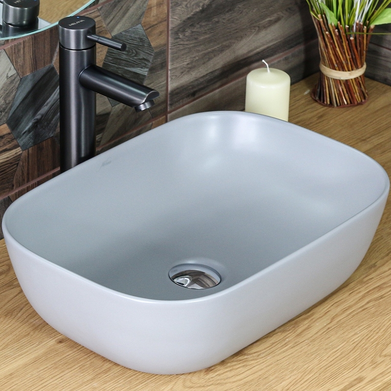 Раковина-чаша Melana 46 MLN-320328MG Серая матовая от магазина ЛесКонПром.ру