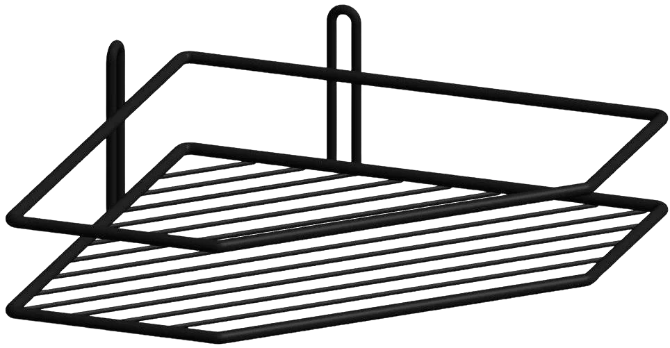 Полка DIWO Смоленск П16164 черный муар от магазина ЛесКонПром.ру