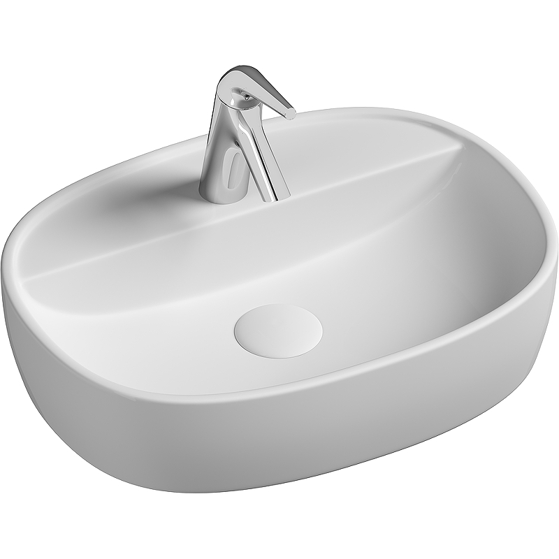 Раковина Ceramica Nova Element 50 CN6036 Белая от магазина ЛесКонПром.ру