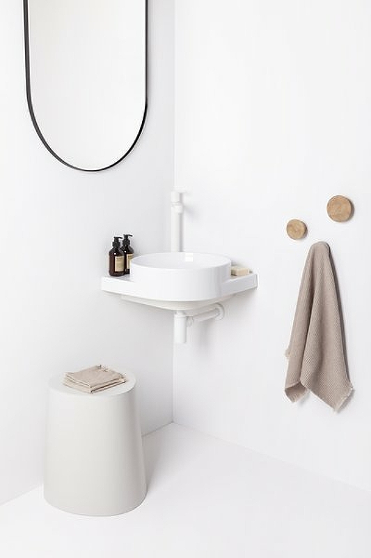 Раковина Ravak Yard 45 C XJX01245000 угловая Белая от магазина ЛесКонПром.ру