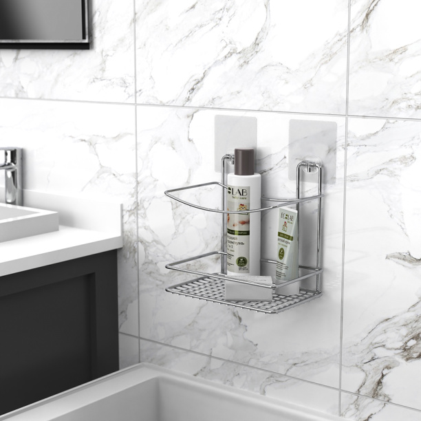 Полка сетчатая Kleber Light 1-ярусная прямая высокая от магазина ЛесКонПром.ру