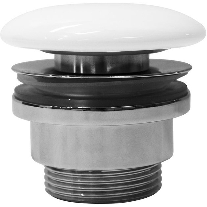 Донный клапан GSI PVC11 click-clack Белый от магазина ЛесКонПром.ру