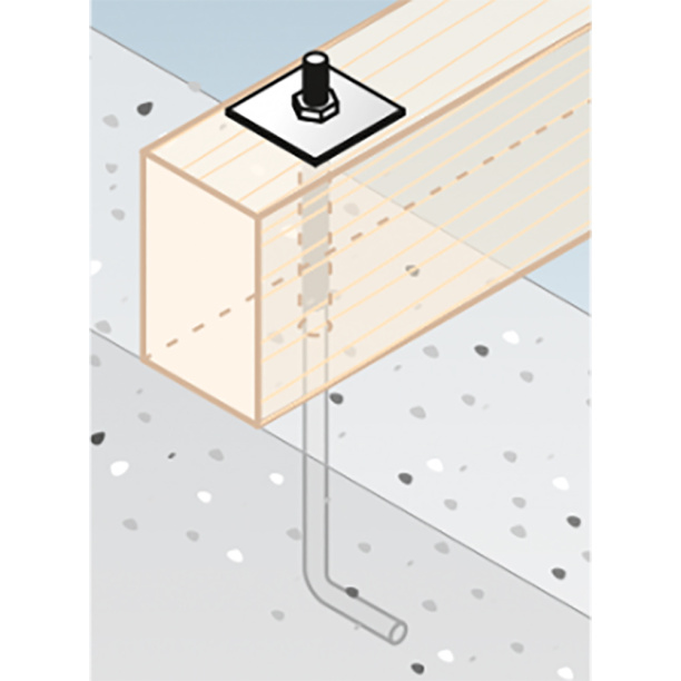 L-анкер строительный D12х250 от магазина ЛесКонПром.ру