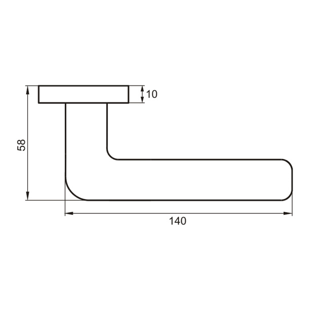 Дверные ручки RENZ Лана супербелые от магазина ЛесКонПром.ру