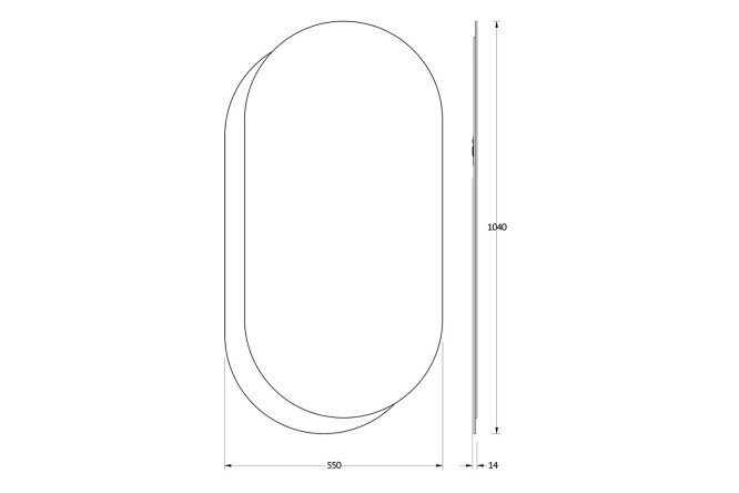 Зеркало EVOFORM Double 80545618 от магазина ЛесКонПром.ру
