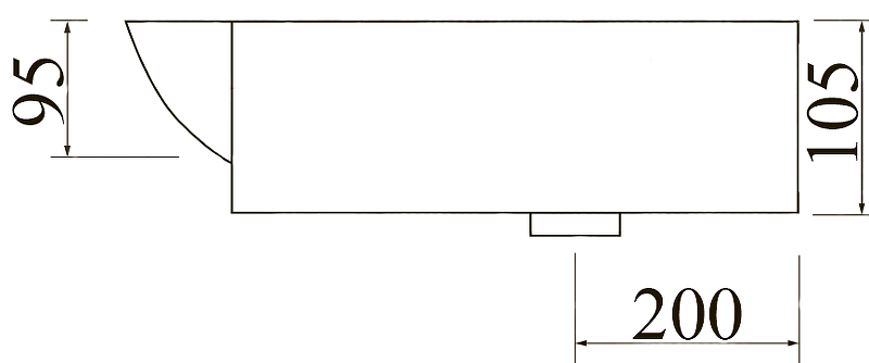 Раковина Avanti Кваттро 80 2466 Белая от магазина ЛесКонПром.ру