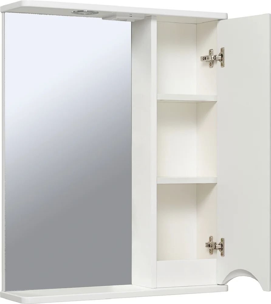 Зеркало Runo Афина 60 белое от магазина ЛесКонПром.ру