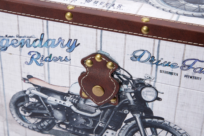 Сундук Мото 49x23x28 см 80435172 от магазина ЛесКонПром.ру