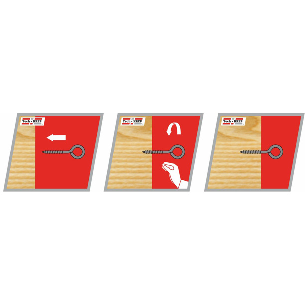 Шуруп-кольцо Tech-KREP 5х85 мм от магазина ЛесКонПром.ру