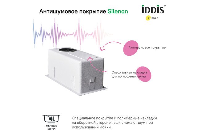 Мойка врезная IDDIS Edifice 80550582 от магазина ЛесКонПром.ру
