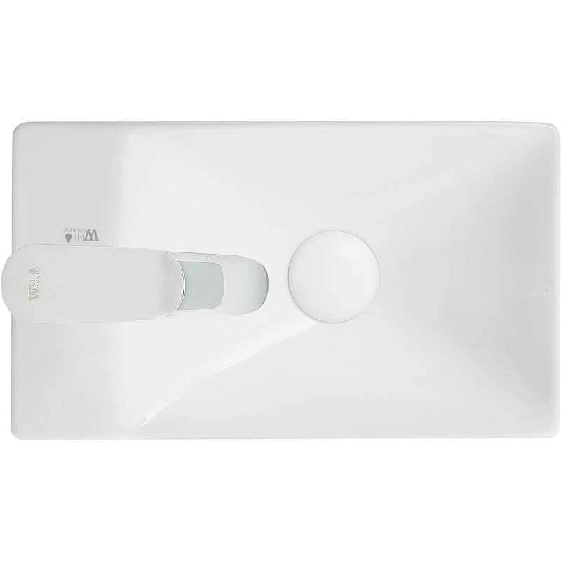 Раковина WeltWasser Aisbach 5111 L 37 10000008685 Белый глянец от магазина ЛесКонПром.ру