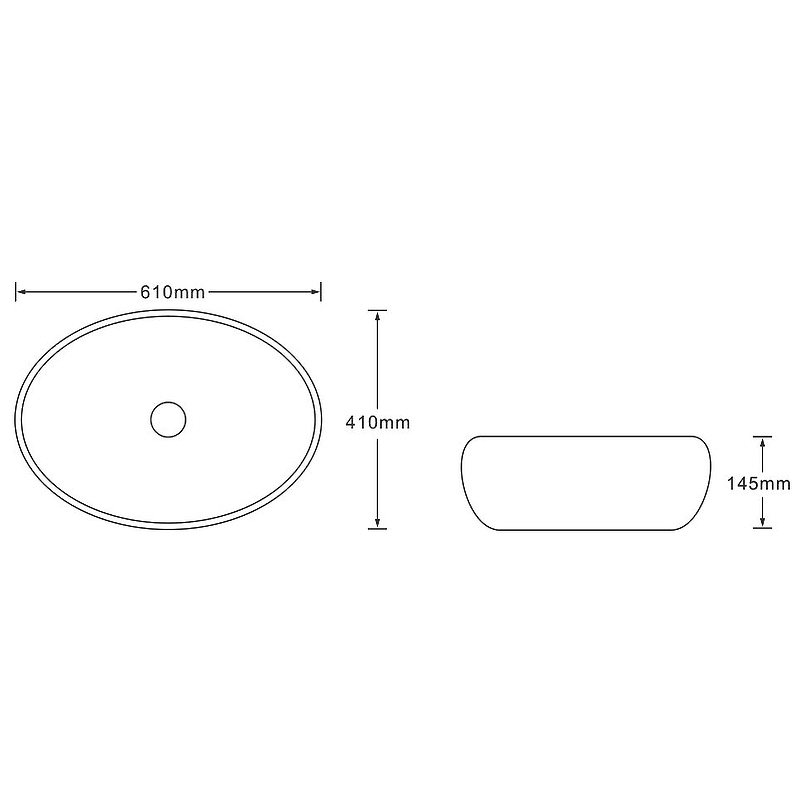 Раковина-чаша SantiLine 61 SL-7030 Черный мрамор от магазина ЛесКонПром.ру