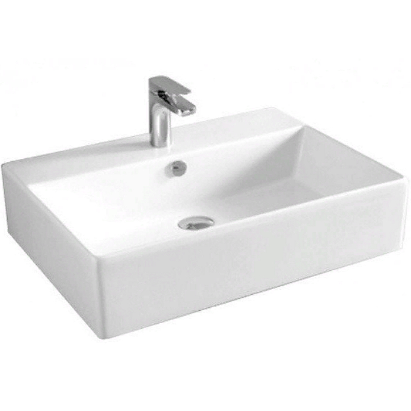 Раковина Artceram Quadro 50 QUL002 01 00 Белая глянцевая от магазина ЛесКонПром.ру