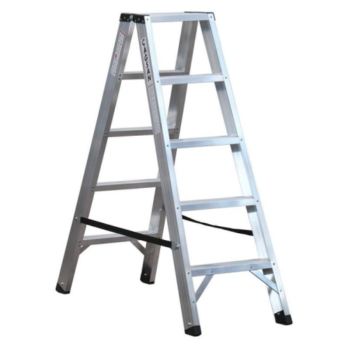 Стремянка профессиональная двухсторонняя Cagsan Everest-Pro 5 ступеней (арт. EVR-PRO5) от магазина ЛесКонПром.ру