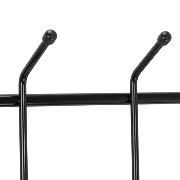 Вешалка настенная Ника ВН5 48,5х6,7х18 см черная от магазина ЛесКонПром.ру