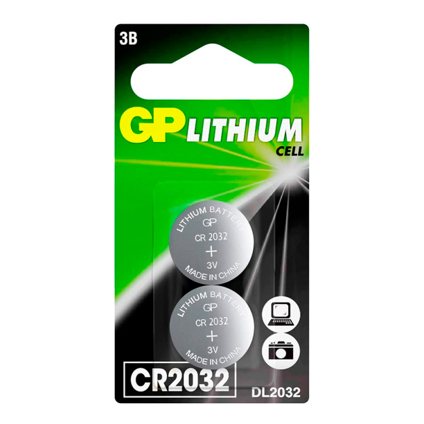 Батарейка GP CR2032 2 шт от магазина ЛесКонПром.ру