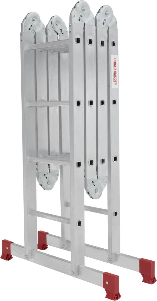 Алюминиевая четырехсекционная лестница-трансформер 340 мм NV2320 НОВАЯ ВЫСОТА 2Х3+2Х4 арт.2320234 от магазина ЛесКонПром.ру