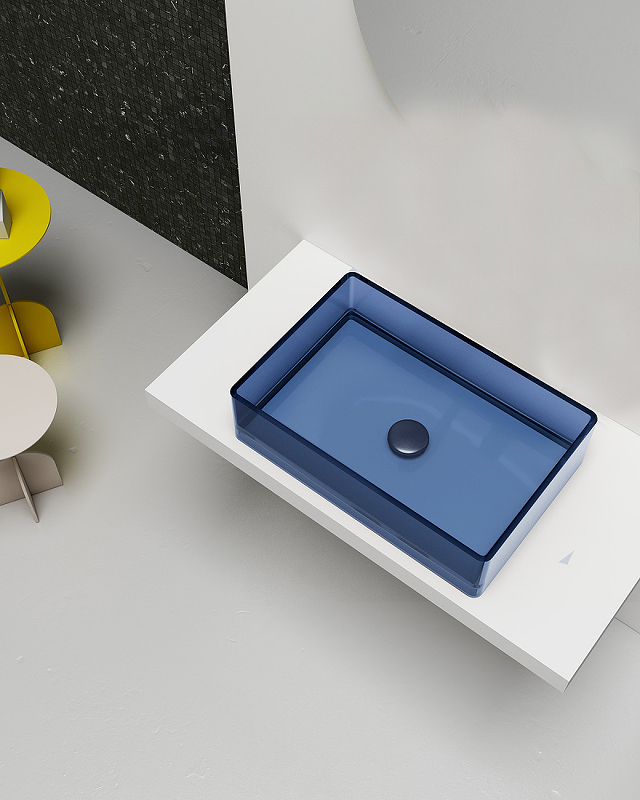 Раковина-чаша Abber Kristall 60 AT2803Saphir Синяя от магазина ЛесКонПром.ру