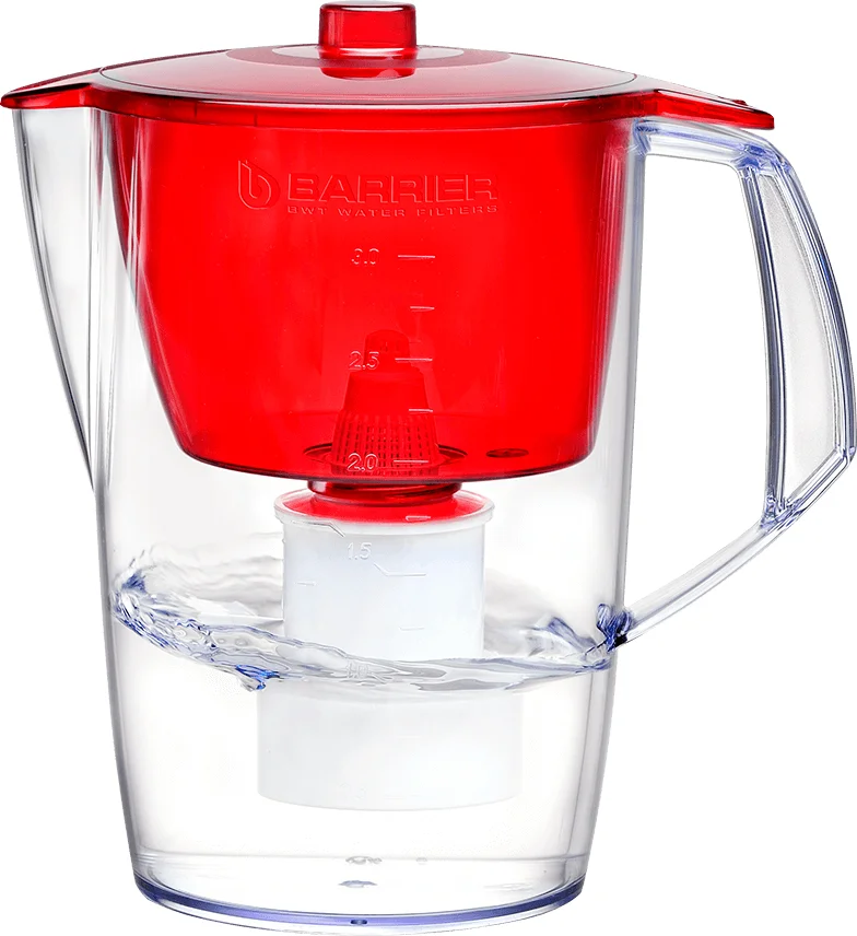 Фильтр-кувшин Барьер Лайт красный от магазина ЛесКонПром.ру