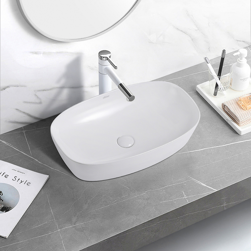 Раковина-чаша Abber Rechteck 60 AC2206 Белая от магазина ЛесКонПром.ру