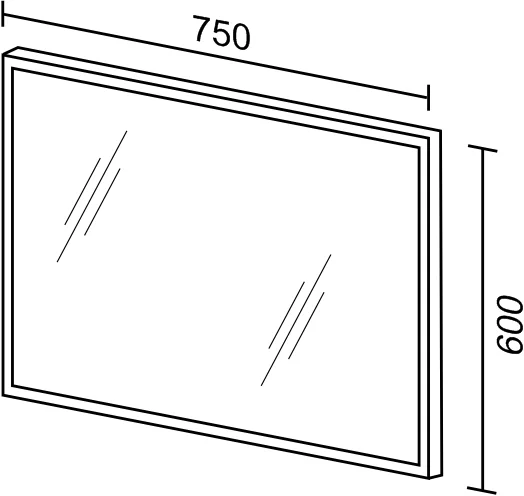 Зеркало Sanvit Сильвер 75 от магазина ЛесКонПром.ру