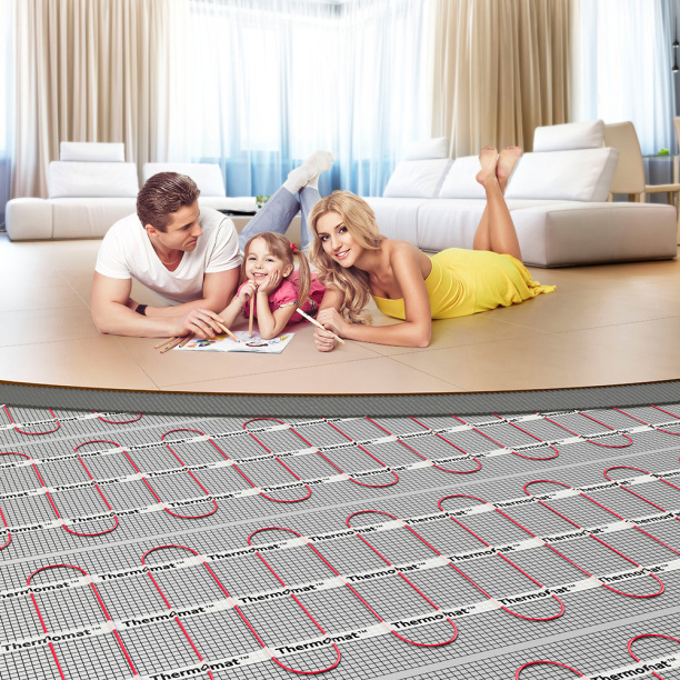 Мат нагревательный Thermo 1 м2 130 Вт от магазина ЛесКонПром.ру