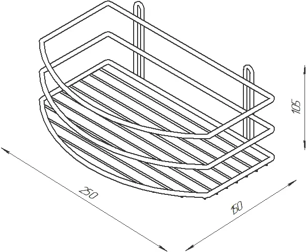 Полка DIWO Смоленск П16073 черный муар от магазина ЛесКонПром.ру