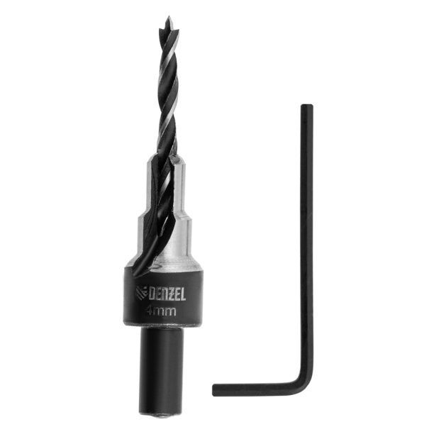 Сверло под конфирмат Denzel 4x74 мм от магазина ЛесКонПром.ру