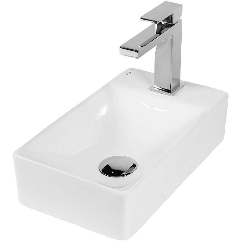 Раковина Bond 38 R S12-380R Белая глянцевая от магазина ЛесКонПром.ру