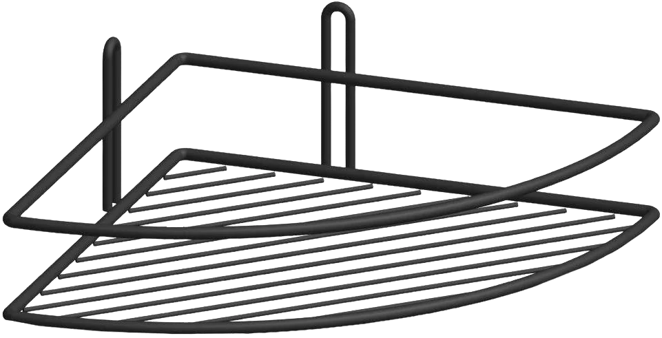 Полка DIWO Смоленск П16144 черный муар от магазина ЛесКонПром.ру