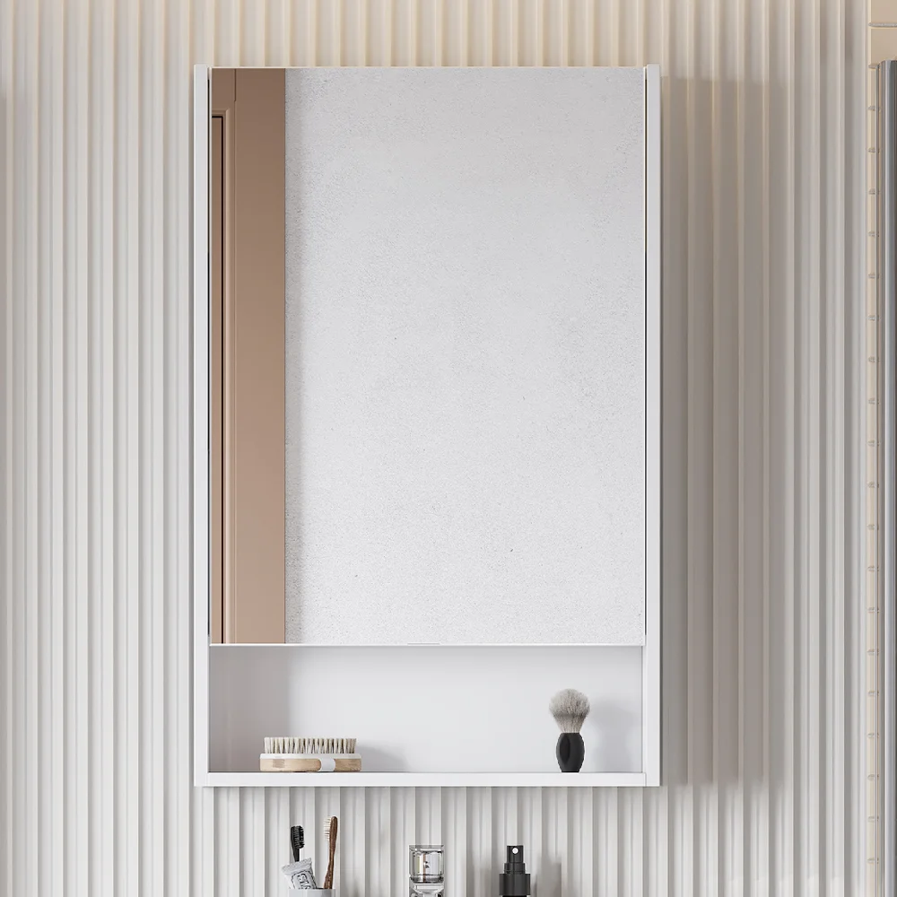 Зеркало-шкаф AQUATON Сканди 55 белый от магазина ЛесКонПром.ру