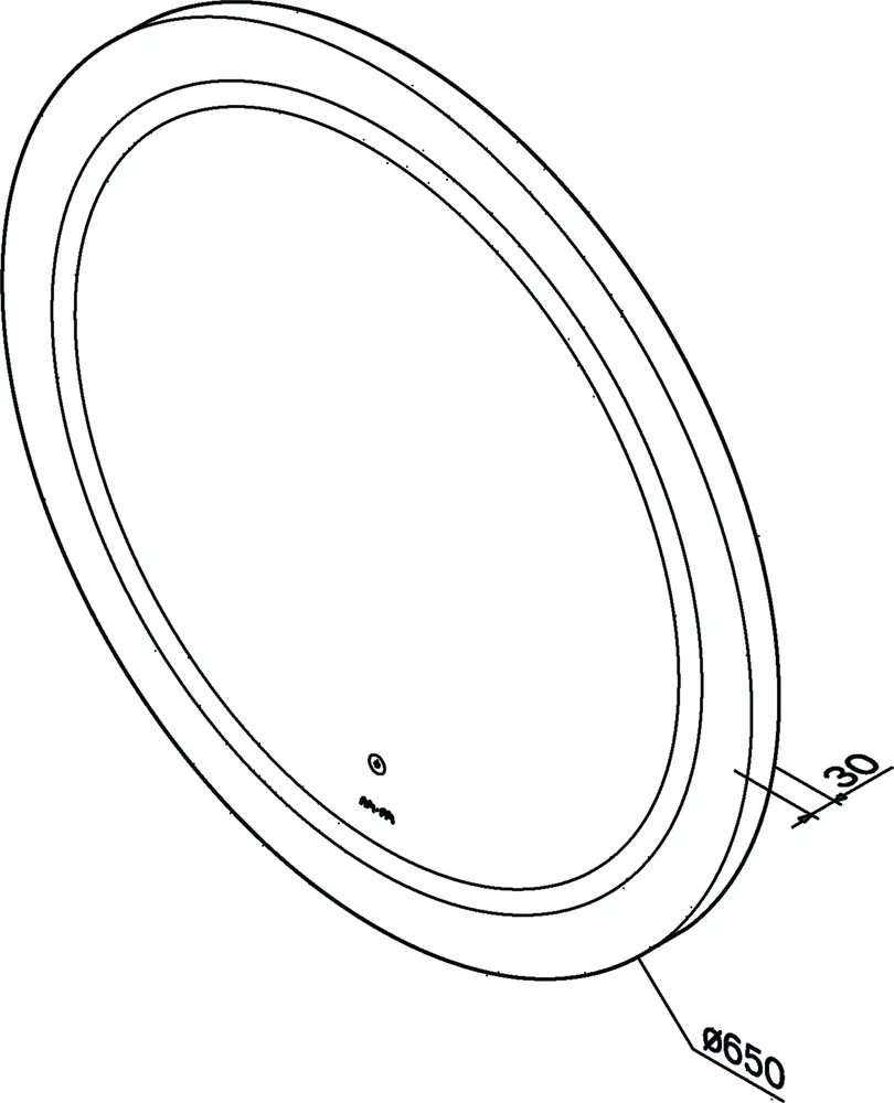 Зеркало круглое AM.PM X-Joy 65 от магазина ЛесКонПром.ру