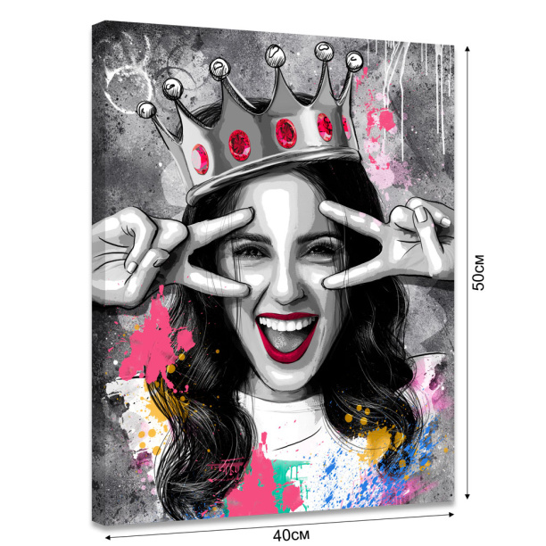 Канвас 40х50 см Королева от магазина ЛесКонПром.ру