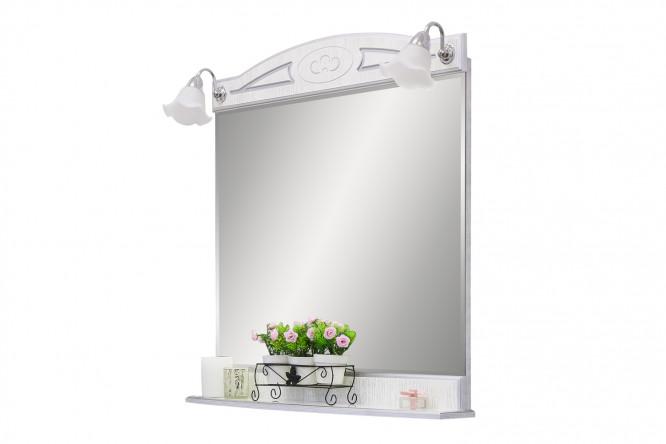 Зеркало с полкой Sanflor Адель 80353295 от магазина ЛесКонПром.ру