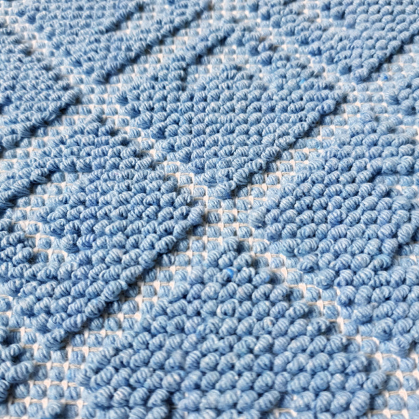 Набор ковриков для ванной L'CADESI 50х60/60х100 см хлопок голубой от магазина ЛесКонПром.ру