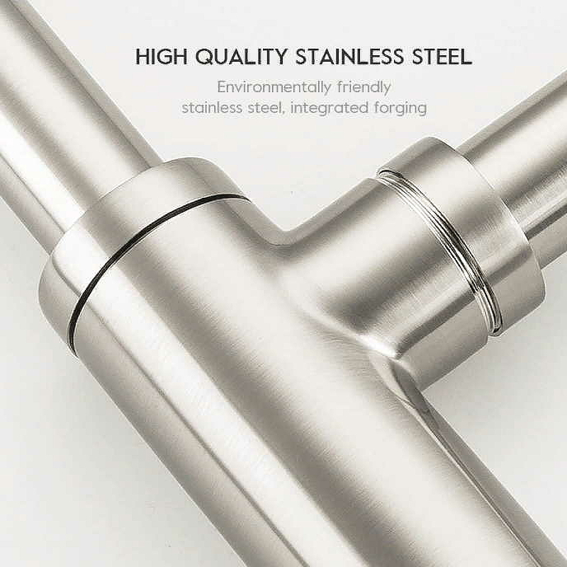 Сифон для раковины Frap F82-5 Нержавеющая сталь от магазина ЛесКонПром.ру