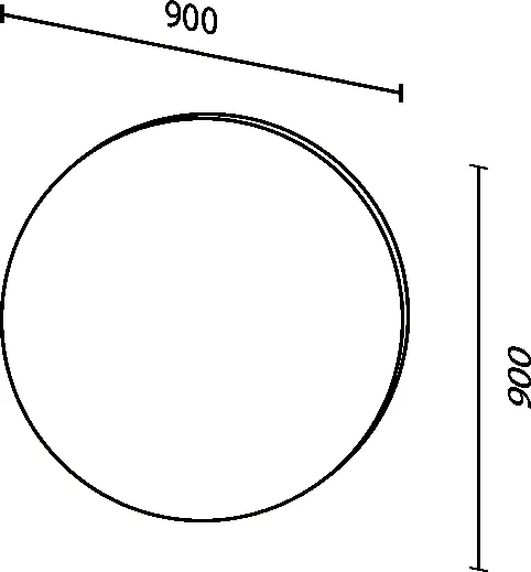 Зеркало Sanvit Сириус 90 от магазина ЛесКонПром.ру